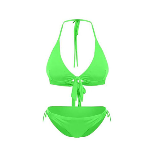 Drawstring bikini set