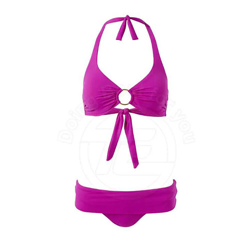 Drawstring bikini set