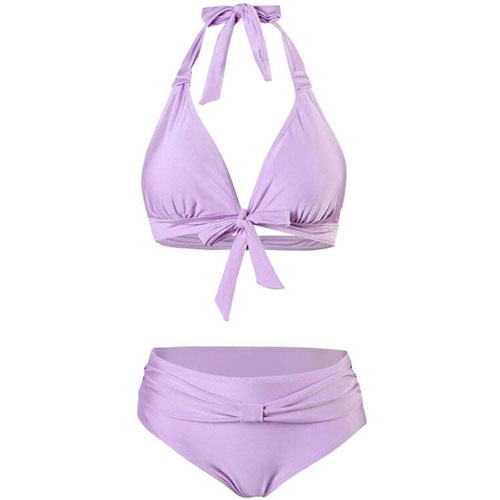 Three piece swimsuit set for young girls